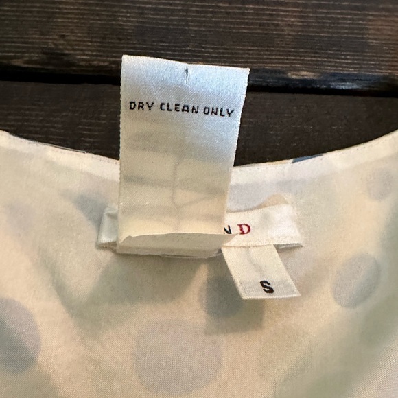 Pastel Yellow,Blue, & Green dotted Silk Dress - Picture 5 of 5